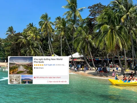 Gần 90% khách sạn ở Phú Quốc "cháy" phòng dịp Tết Dương lịch, chỉ còn phòng 66 triệu đồng trở lên