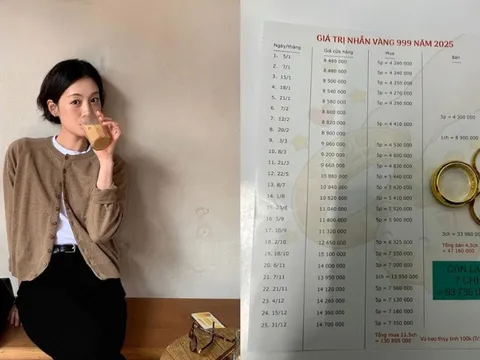Đăng bức ảnh mua vàng, cô gái khiến tất cả trầm trồ: Năm mới quyết tâm làm 1 việc!