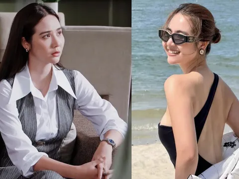 Vẻ gợi cảm ngoài đời của 'nữ tổng tài' đang gây sốt trên phim giờ vàng VTV