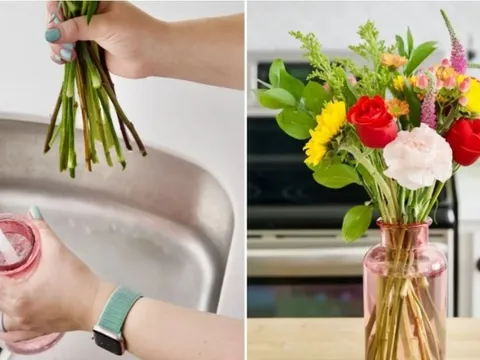 Cắm hoa tươi mãi không tàn, hóa ra chỉ cần pha nước đúng cách: Mỗi loại hoa lại khác nhau