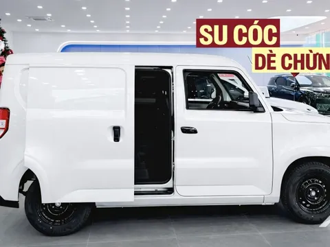 Đại lý nhận đặt VinFast EC Van bản mới: Giá dự kiến 325 triệu đồng, thêm cửa lùa như 'Su cóc’, dễ bán sau Tết