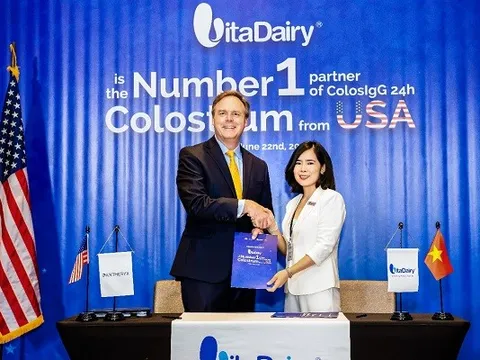 VitaDairy ký kết chiến lược là đối tác số 1 của Tập đoàn Sữa non lớn nhất toàn cầu – Pantheryx