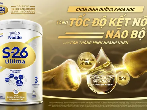 Nestlé chính thức giới thiệu sản phẩm dinh dưỡng khoa học S-26 Ultima 3 về tăng tốc độ kết nối não bộ