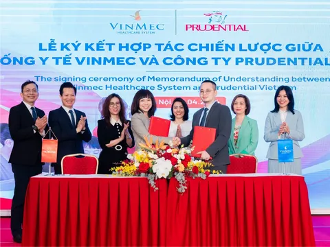Prudential và Vinmec ký kết hợp tác chiến lược, mang lại giải pháp y tế tốt hơn cho khách hàng
