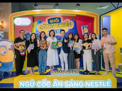 Nhãn hàng Ngũ cốc ăn sáng Nestlé tổ chức sự kiện ra mắt bộ phim Kẻ đánh cắp mặt trăng 4 tại Việt Nam