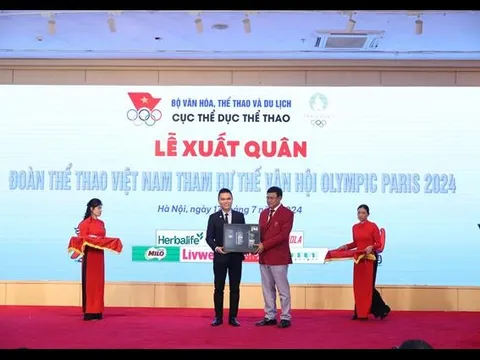 Herbalife đồng hành Đoàn Thể thao Việt Nam tại Olympic Paris 2024