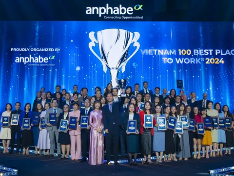 Anphabe trao giải Top 100 nơi làm việc tốt nhất Việt Nam 2024